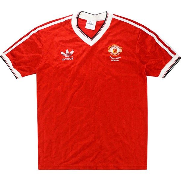 Camiseta Manchester United Replica Primera Ropa Retro 1983 Rojo